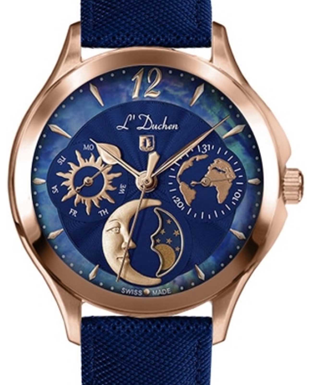 L'Duchen L'Duchen Celeste D 857.43.37 , наручные женские часы фото под углом